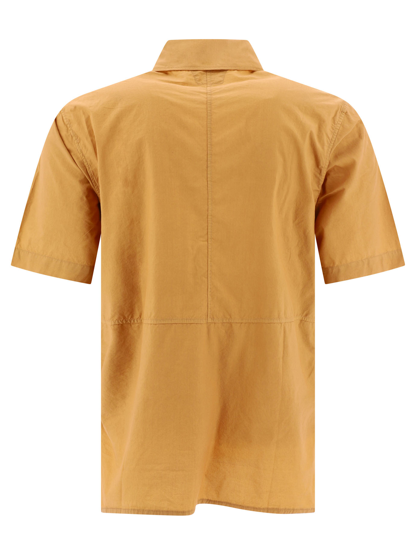 C.P. COMPANY Orange Poplin shirt with pockets